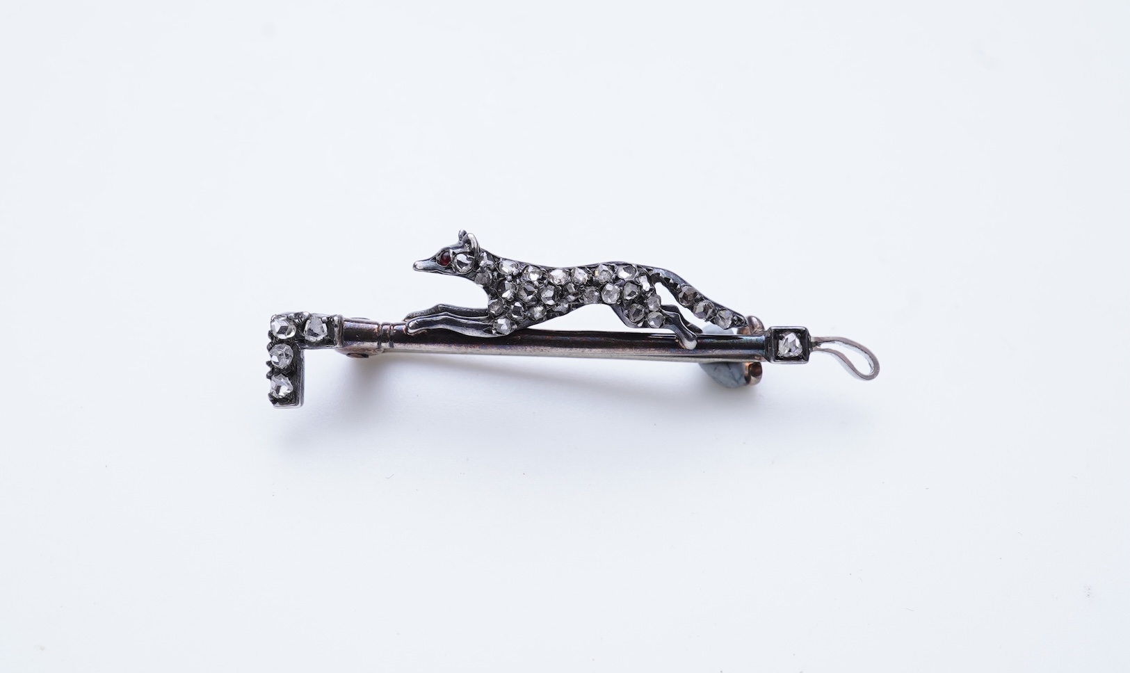 A late Victorian novelty diamond brooch, circa 1900